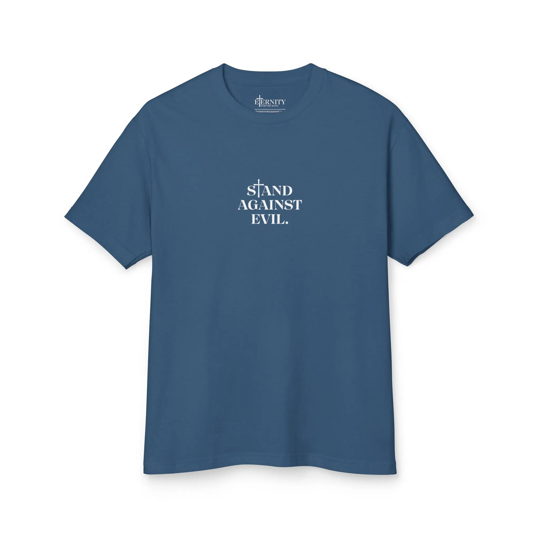 "Stand Against Evil" Faded Tee - Image 3