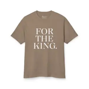 FOR THE KING Faded Tee